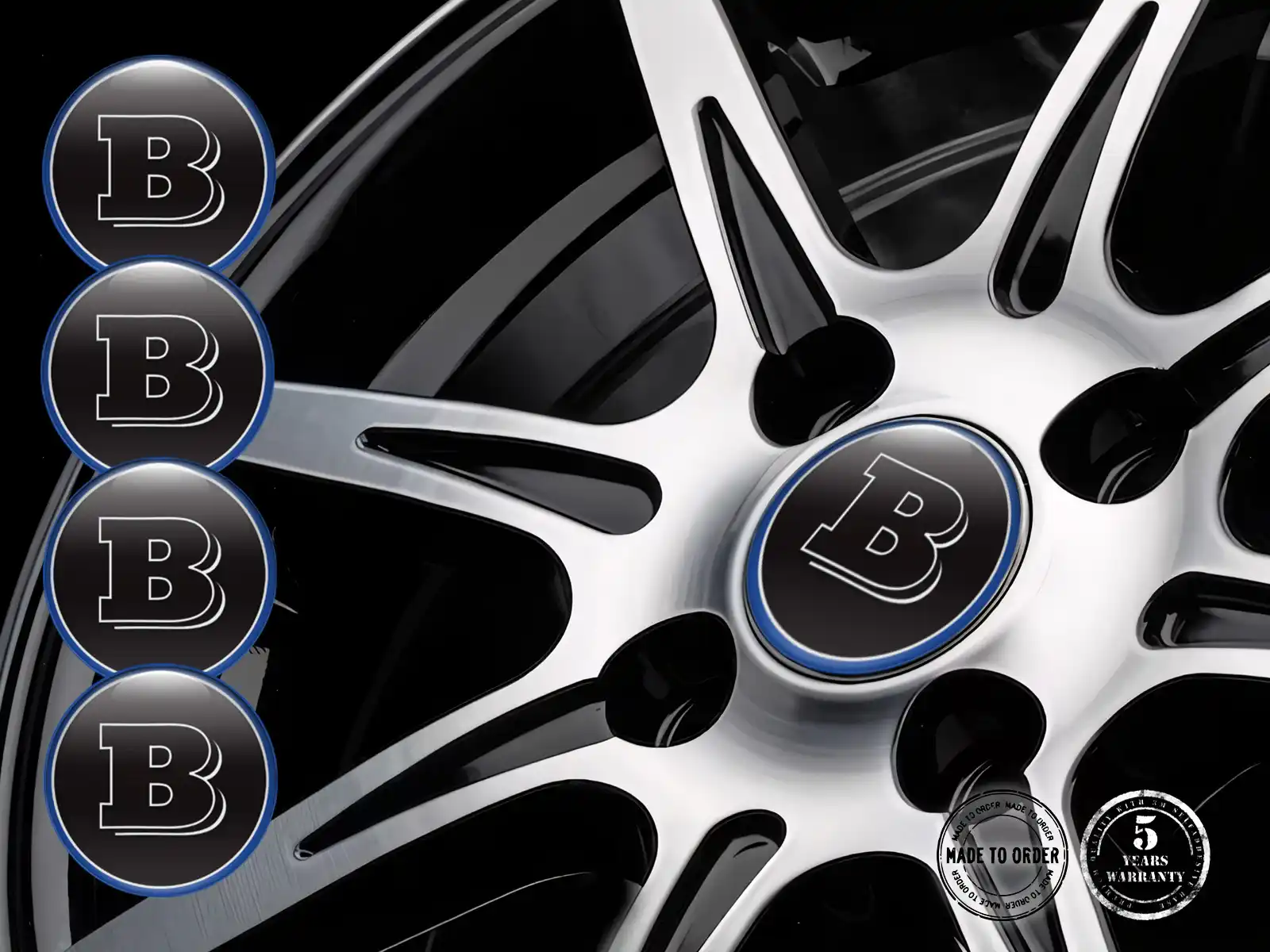Brabus Logo Badge Ruota Core Dynamic Drift Racing Pro